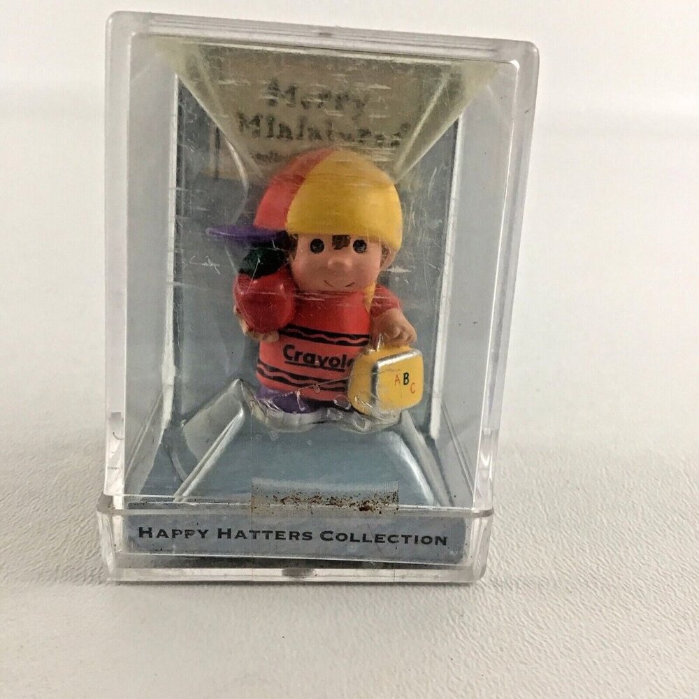 Hallmark Keepsake Mini Christmas Ornament Happy Hatter Booker Beanie Crayola New